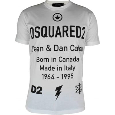 Dsquared2 T-shirt Wit