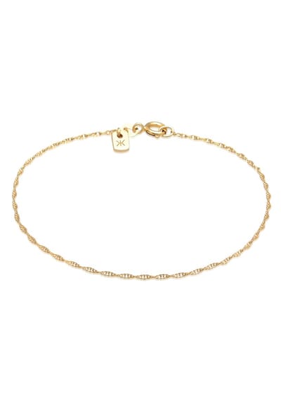 KUZZOI - Armband - Heren Basis Schakels Gedraaid in 925 sterling zilver - Heren