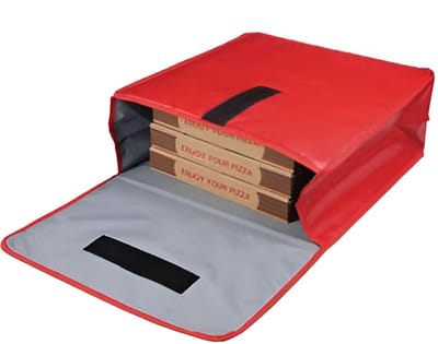 Vogue - Koeltas - boodschappentas - thermotas - opvouwbaar - groot - 38 liter - geïsoleerde koeltassen - houdt 20 kg - picknicktas - donkerrood - 42 x 31 x 31 cm)