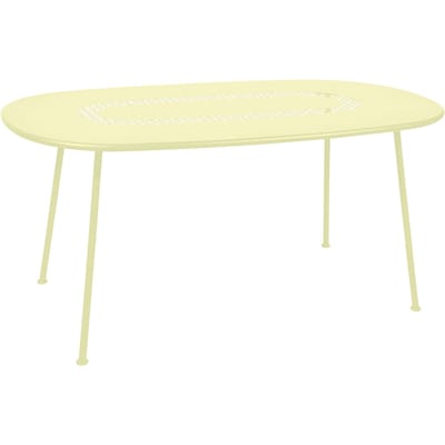 Fermob Lorette Tafel ovaal - A6 citroensorbet