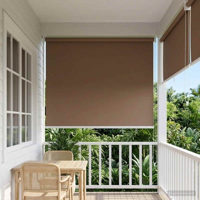 vidaXL - Buitenrolgordijn - UV-bescherming - Taupe - 100 - x - 230 - cm - (B - x - H)