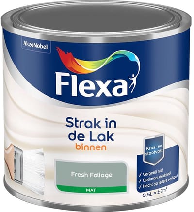 Flexa - Strak In De Lak Binnenlak Mat - Fresh Foliage - Mengverf - 500 Ml