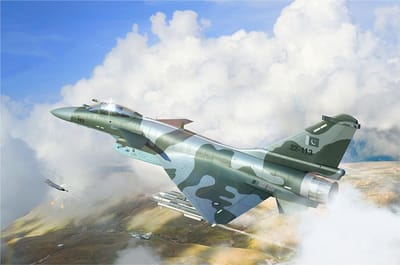Trumpeter Modelbouwpakket Militaire voertuigen - 01690 PAF J-10CE - IAF Rafale – 2-in-1 Set - Straaljager Plastic - 1:72 - Modelbouw
