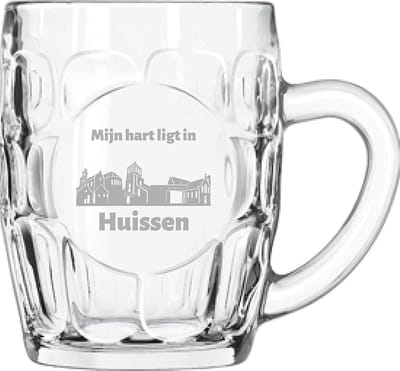 Gegraveerde Bierpul 55cl Huissen