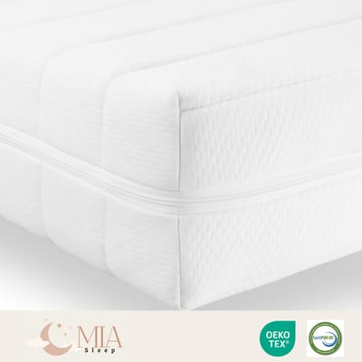 MIA Sleep 140x180 Koudschuim Hybride Matras - 20 cm dik - HR45 Schuim - Luxe tijk - Hybride