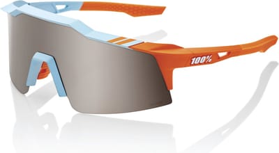 100% Speedcraft SL - Soft Tact Two Tone - HiPER Silver Mirror Lens