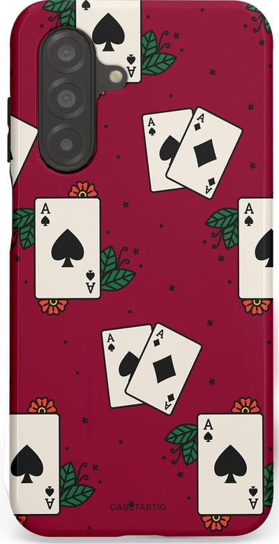Casetastic Hoesje Geschikt voor Samsung A26 - Stijlvolle Beschermende Duo-layer Case - Casino Aas