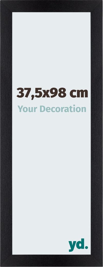 Your Decoration - Fotolijst 37,5x98 cm - MDF - Zwart Mat - Mura