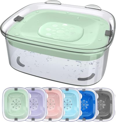 JGS ® Innovatieve Grote Anti-Mors Waterbak voor Honden met Langzame Drinkfunctie