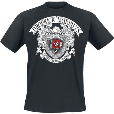 Dropkick Murphys T-shirt - Signed And Sealed In Blood - M tot XXL - voor Mannen - zwart