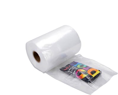 Inpakr Buisfolie 1 rol - 12 cm x 450 m - 100 micron - Transparant - LDPE