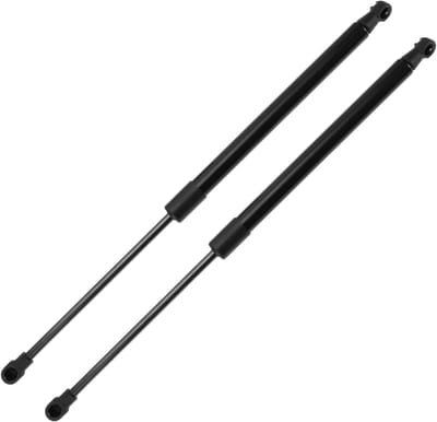 Dailygoods- Gasveer 2 Stuks - Ondersteuning voor Alfa Romeo 166 - Gasveren 44cm/27cm - Koolstofstaal - Duurzaam - Eenvoudige installatie - Steunveer