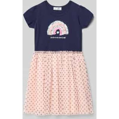 Jurk in 2-in-1-look met pailletten