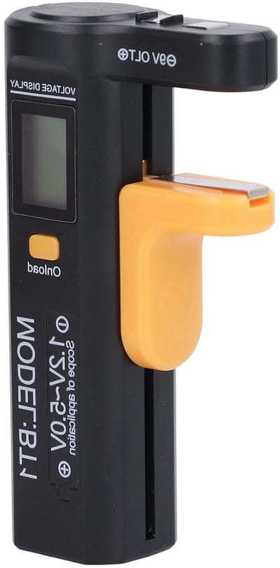 Digitale Batterijtester - Batterij Controle Apparaat - Batterijen Testen - LCD Scherm Indicator - Compact Formaat - Grijs