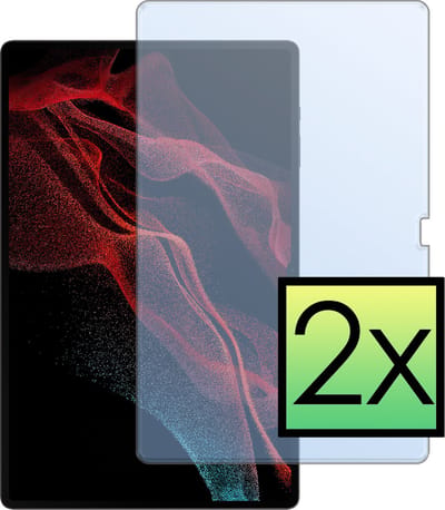 Screenprotector - 2 Stuks - Geschikt voor Samsung Galaxy Tab S9 Ultra - Extra Sterk - Beschermglas - Gehard Glas - Tempered Glass - Screen Protector - Bescherm Cover