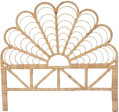 Vente-unique Hoofdbord 140 cm - Rotan - Naturel - FLOSIA