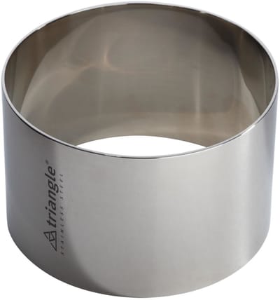 Triangle Serveerring Rond 8 cm – RVS – Vaatwasserbestendig