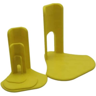 4 Stuks/Set Kuiken Spreidpoot Brace Hobble Spalk Pluimvee Eerste Hulp Essentieel Eendenpoot Spalk voor Babykuikens, Gansekuikens en Jonge Vogels geel