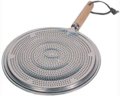 2 x Sudderplaat - Vlamverdeler - Warmteverspreider voor gasfornuis - of elektrische kachel, vlambeschermer -Simmer Plate 21 cm