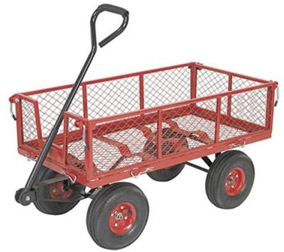 Camion plate-forme avec pneumatische zijkanten - Capaciteit 200 kg