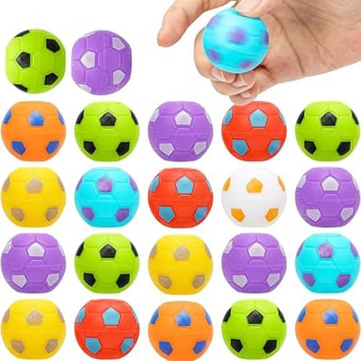 10/30/50 PCS Fidget Spinners Ballon de Football Jouet Balle Anti-Stress Hand Spinner Jouet de Bureau Cadeaux de Fête Remplisseurs de Sacs Cadeaux Enfants Adultes