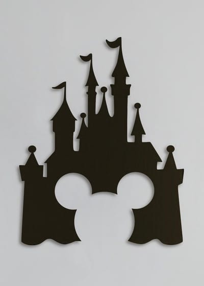 Wanddecoratie | Disney kasteel - L (48x60cm)