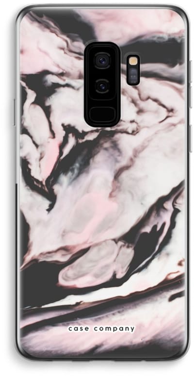 Case Company® - Hoesje geschikt voor Samsung Galaxy S9 Plus hoesje - Roze stroom - Soft Cover Telefoonhoesje - Bescherming aan alle Kanten en Schermrand
