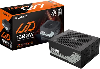 Gigabyte Voedingsapparaat 1600W Gp-Ud1600Pm-Pg5 80+ Platinum Voor Pcie 5.0 140Mm Voor Pc