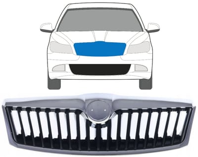 Grill voor Skoda Octavia II 2004-2013