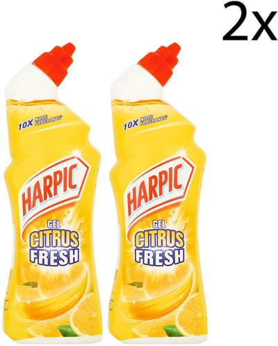 Harpic WC-reiniger Gel Citrus Fresh - 750ml x2