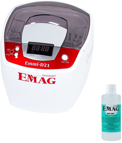 Ultrasoonreiniger met RVS Tub voor Sieraden, Horloges en Brillen - 80W 2L met Verwarming