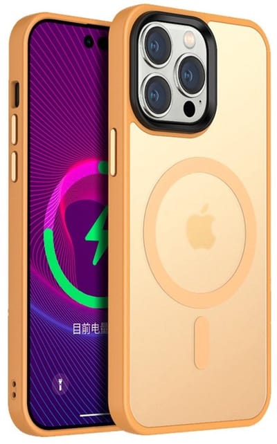 Mobiq Telefoonhoesje geschikt voor iPhone 15 Pro Max - Geschikt voor Magsafe - Magnetisch opladen