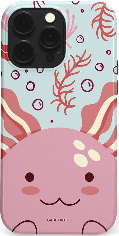 Casetastic Hoesje Geschikt voor Apple iPhone 14 Pro Max Magsafe - Stijlvolle Beschermende Duo-layer Case - Axolotl knuffels