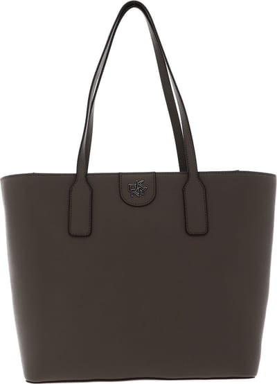 DKNY Leren Shopper Schoudertas Carol Saff Tote Bag Truffle Lichtbruin