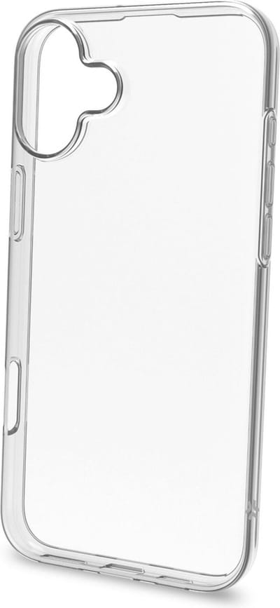 Celly GELSKIN1080 mobiele telefoon behuizingen geschikt voor iPhone 16 Plus Hoes Transparant