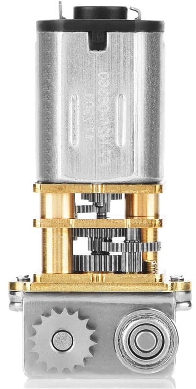 Krachtige 12V Torque Gear Motor met Rechte Hoek Gearbox voor Elektronische Toepassingen en Verstelbare Snelheid