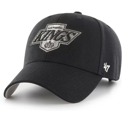 47 Brand NHL Los Angeles Kings Cap HVIN-MVP08WBV-BKB88, Unisex, Zwart, Cap maat: One size