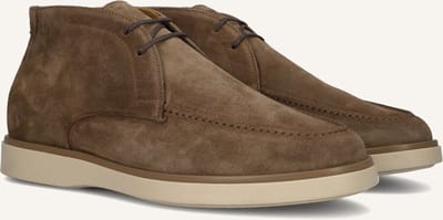 Giorgio - HE56414CAMP10 - Vrije tijd half-hoogHeren veterschoenHeren sneakers - Kleur: Taupe - Maat: 44