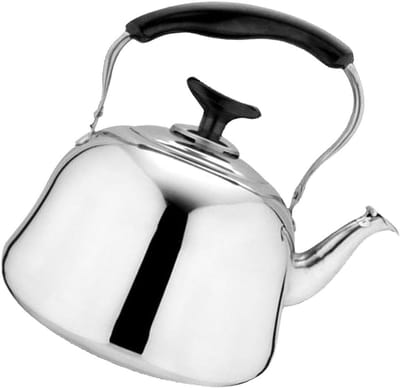 Roestvrij Waterkoker - Theepot Snelkoker - Water Koken - Geschikt Voor Alle Vuren - 1 Liter - Zilverkleurig
