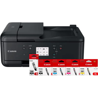 Canon PIXMA TR7650 + 1 set extra XL cartridges