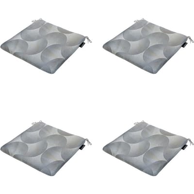 Madison zitkussen napels - 40x40x4,5cm set van 4