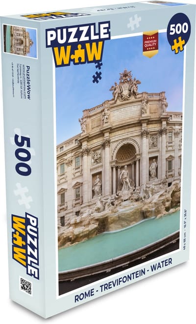 Puzzel Rome - Trevifontein - Water - Legpuzzel - Puzzel 500 stukjes