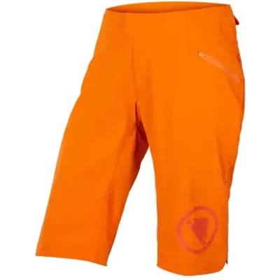 Endura Singletrack Lite Korte Broek Oranje XS Vrouw