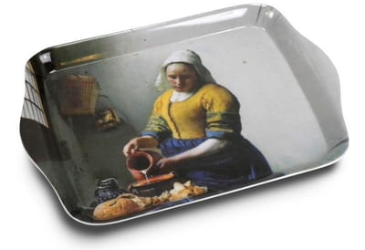 Dienblad Mini, 21 x 14 cm, Het Melkmeisje, J. Vermeer
