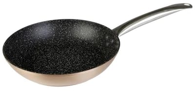 Professionele braadpan van gesmeed aluminium 24 cm met inductie en ecologische antiaanbaklaag
