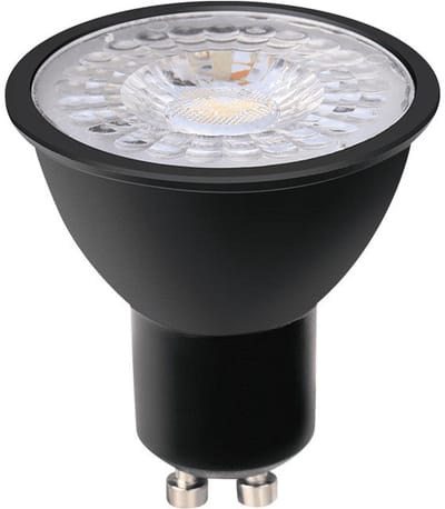 Voordeelpak | 10 stuks | LED Spot 3W | Zwart | GU10 | Dimbaar | 3000K - Warm wit (830)