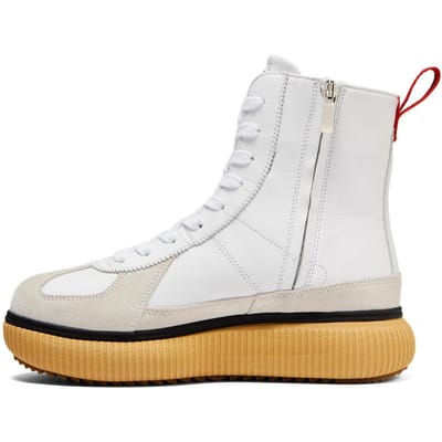 Onitsuka Tiger Delecity Boot Wit Vurig Rood Unisex Sneakers 1183C158-100 39 white