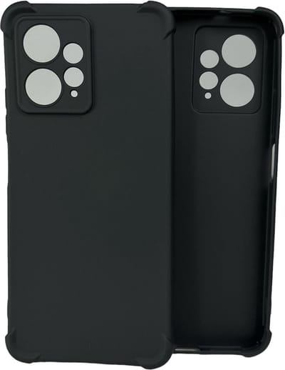 Shockproof Soft TPU hoesje Silicone Case Geschikt voor: Xiaomi Redmi Note 12 4G-Zwart