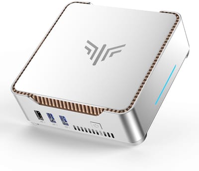 NiPoGi 4K Mini PC - АMD Ryzen 7330U(tot 3,70 GHz) - 16GB LPDDR4 RAM 256GB SSD - Mini pc desktops - WIFI 5 - BT4.2 - Windows 11 Pro