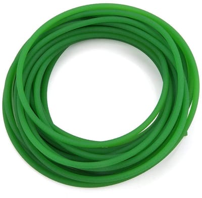 Hoogwaardige PU transmissieband in groen, ronde urethaan riem van 5 mm x 10 m voor machines en toepassingen